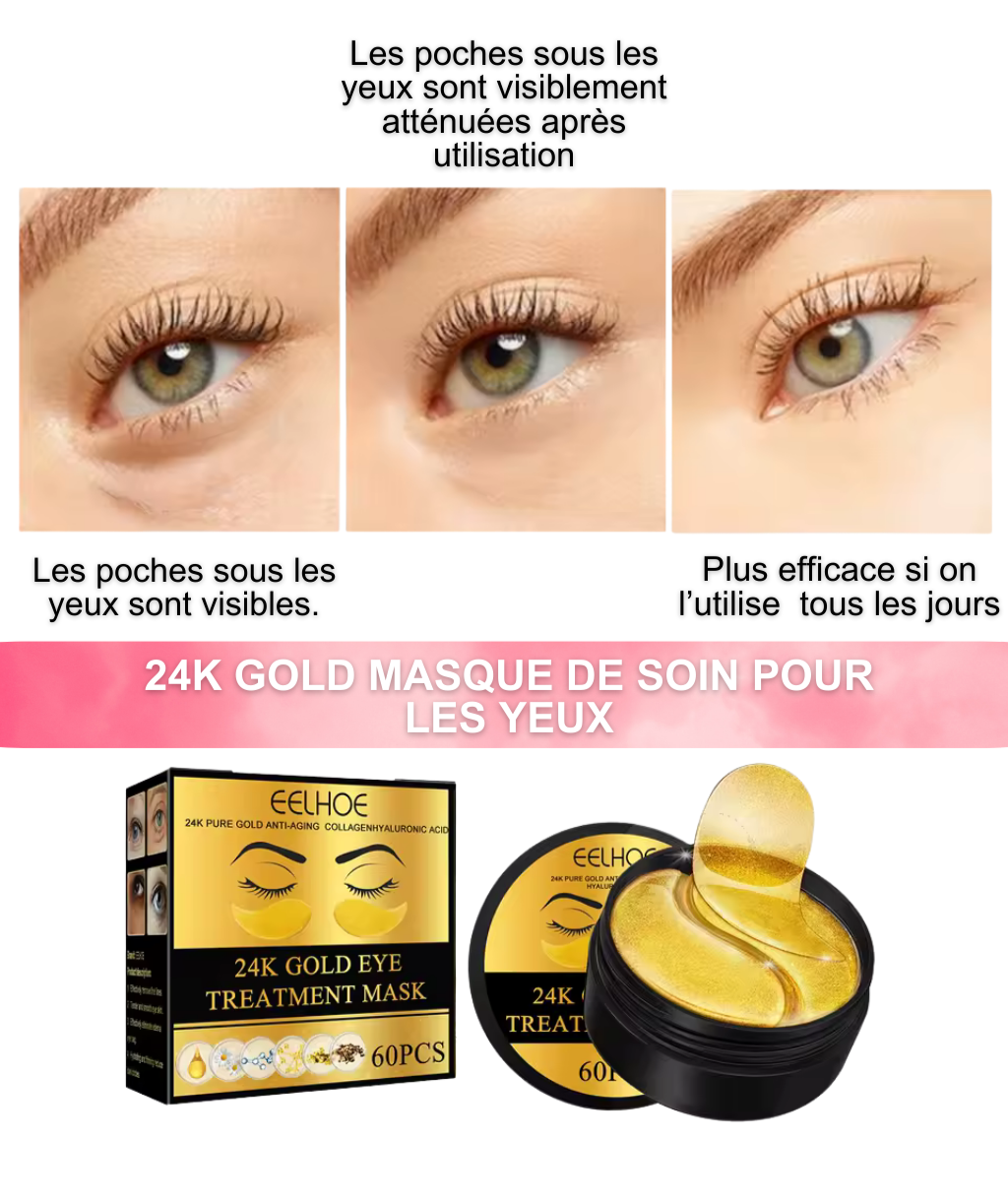 Patchs au collagène anti cernes + Masque facial minceur double menton