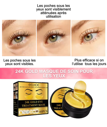 Patchs au collagène anti cernes + Masque facial minceur double menton