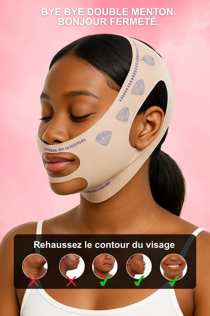 Patchs au collagène anti cernes + Masque facial minceur double menton