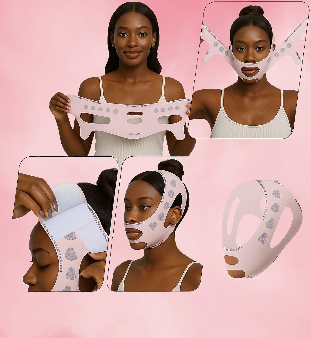 Patchs au collagène anti cernes + Masque facial minceur double menton