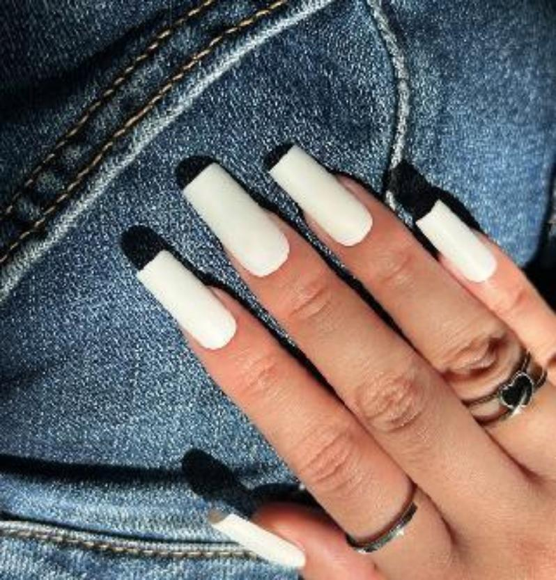 Press On Nails White