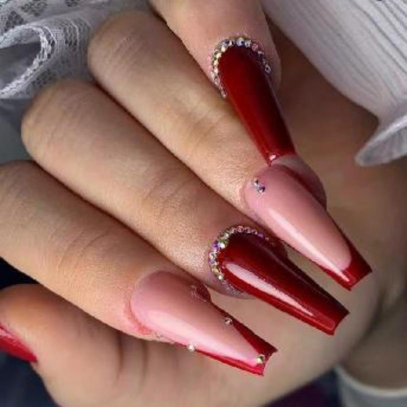 Press On Nails Design Strass